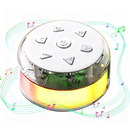 Portable White Noise Machine for Sleeping with Night Light Bluetooth Speaker & Sleep Timer