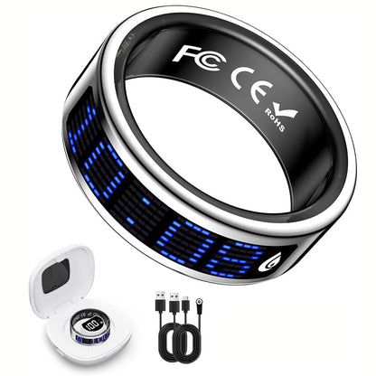 IP68 Waterproof Smart Ring-Silver