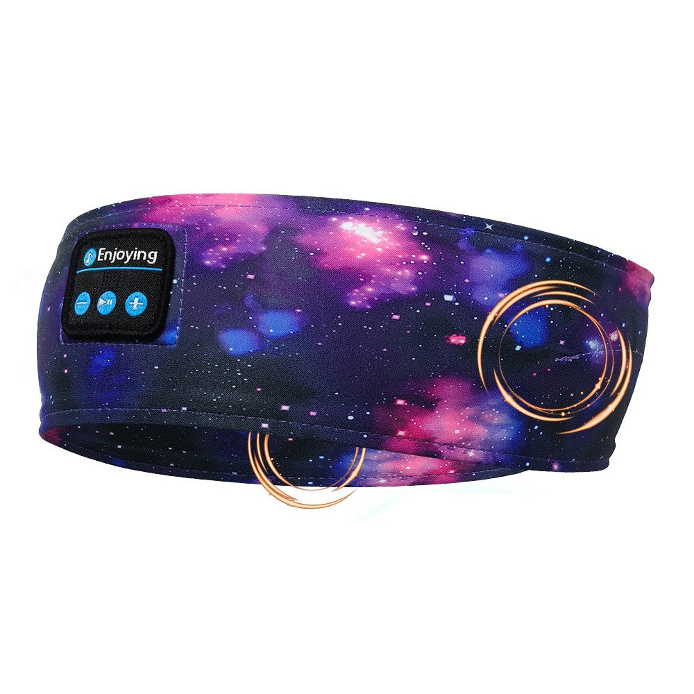 3 in 1 Bluetooth Headband and Eye Mask for Sleeping Meditation and Light Exercise-Purple