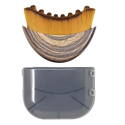 2Pcs Lymphatic Contour Face Brushes Jawline Sculpting Massager Brushes for Face Chin