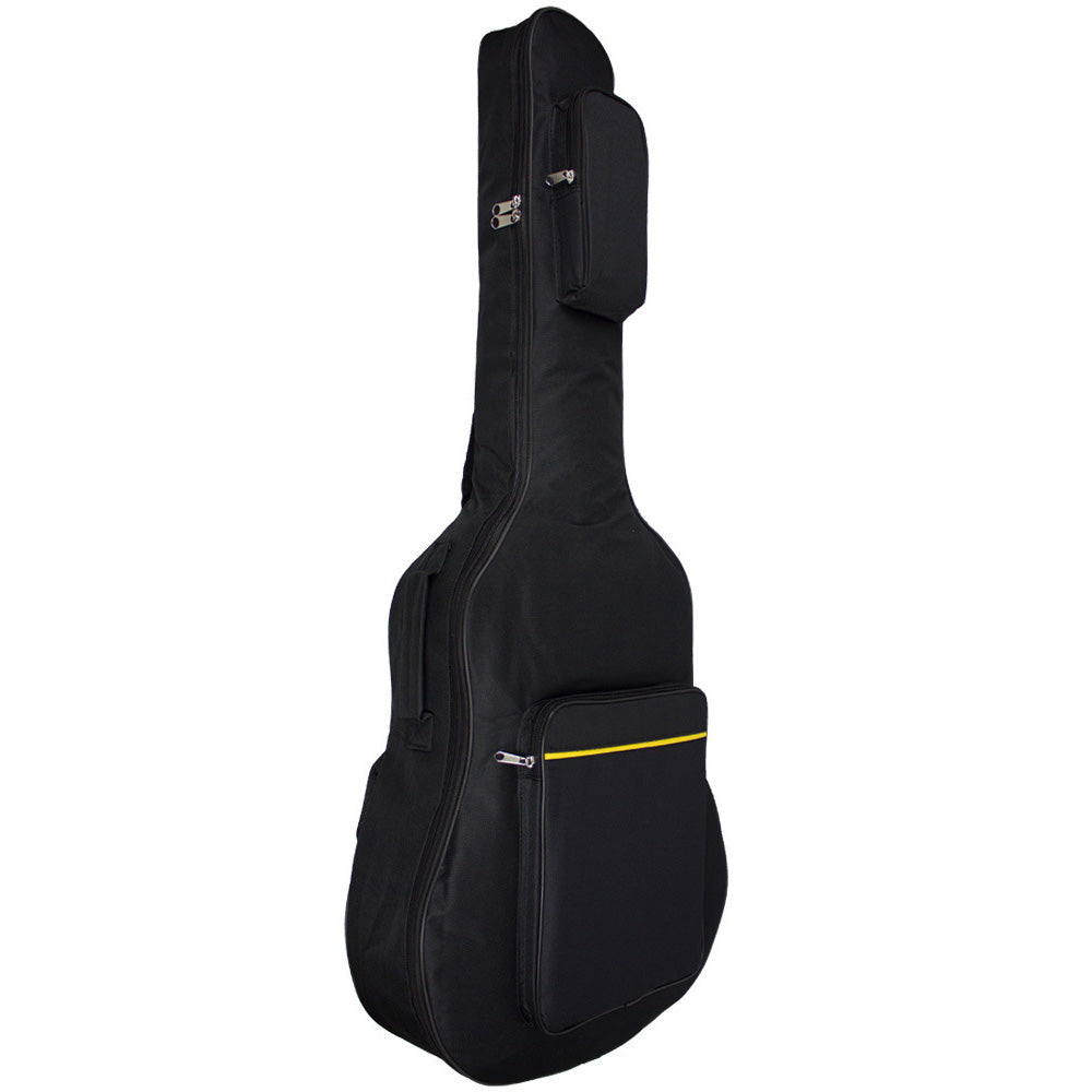 41-Inch Black Dual Strap Guitar Bag Protective Case for Acoustic & Electric
