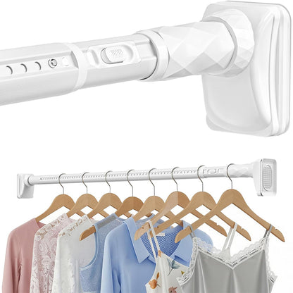No Drilling Closet Rod 70-120cm Telescopic Clothes Rod for Closet Wardrobes