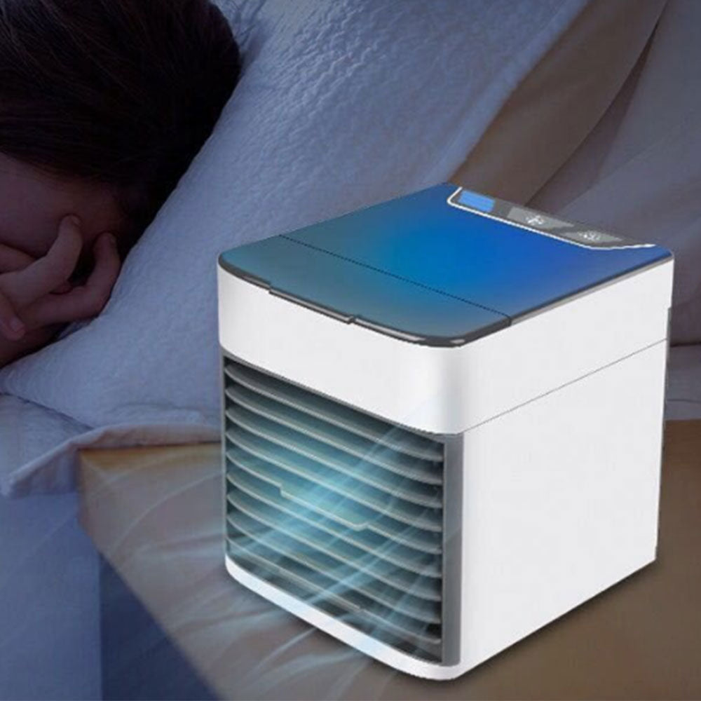 Portable USB Air Cooler Fan Mini Air Conditioner Cooling Fan Humidifier