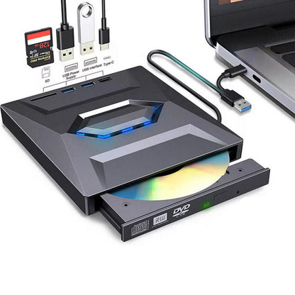 7 in 1 External CD DVD Drive Player
