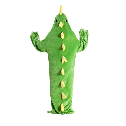 Dinosaur Hoodie Hooded Onesies Wearable Blanket for Adult