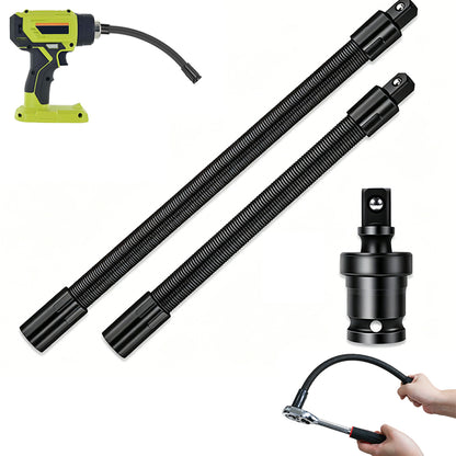 Impact Wrench Flexible Extension Rod Set