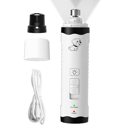 Electric Dog Nail Grinder ââ‚?M3 Rechargeable Pet Nail Trimmer Grooming Tool