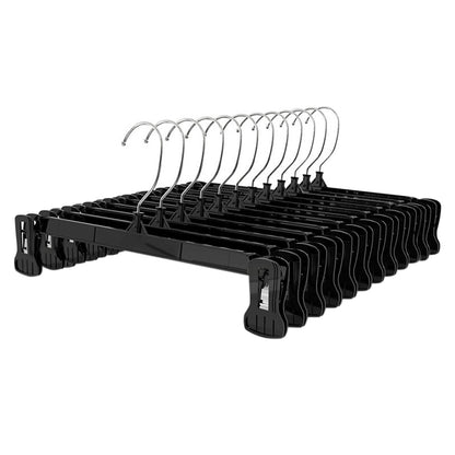 12 Piece 360 Degree Rotating Clothes Hangers with Adjustable Clips