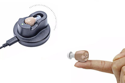 Mini Digital Rechargeable Hearing Aids In Ear Enhancer Sound Voice Amplifier