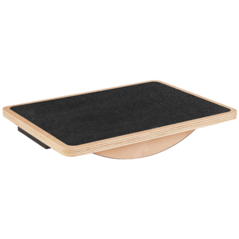 Wooden Professional Balance Board For Fitness Wobble Yoga Pilate Support Max 159KG