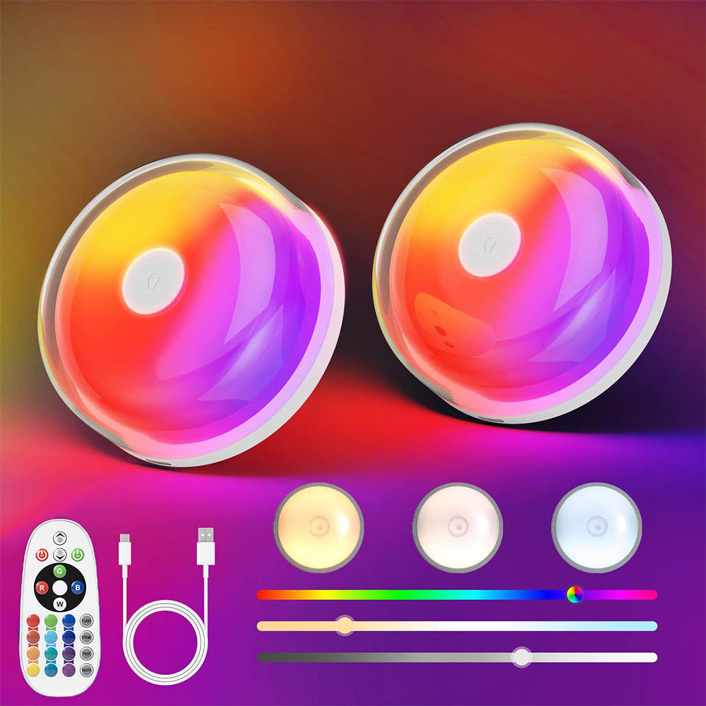 Waterproof Shower Light with 12 RGB Colors Remote and Timer
