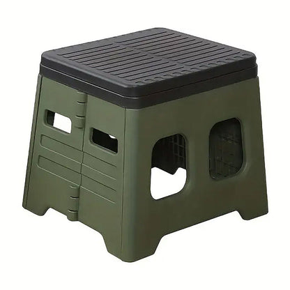 Portable Folding Toilet for Camping and Travel Green
