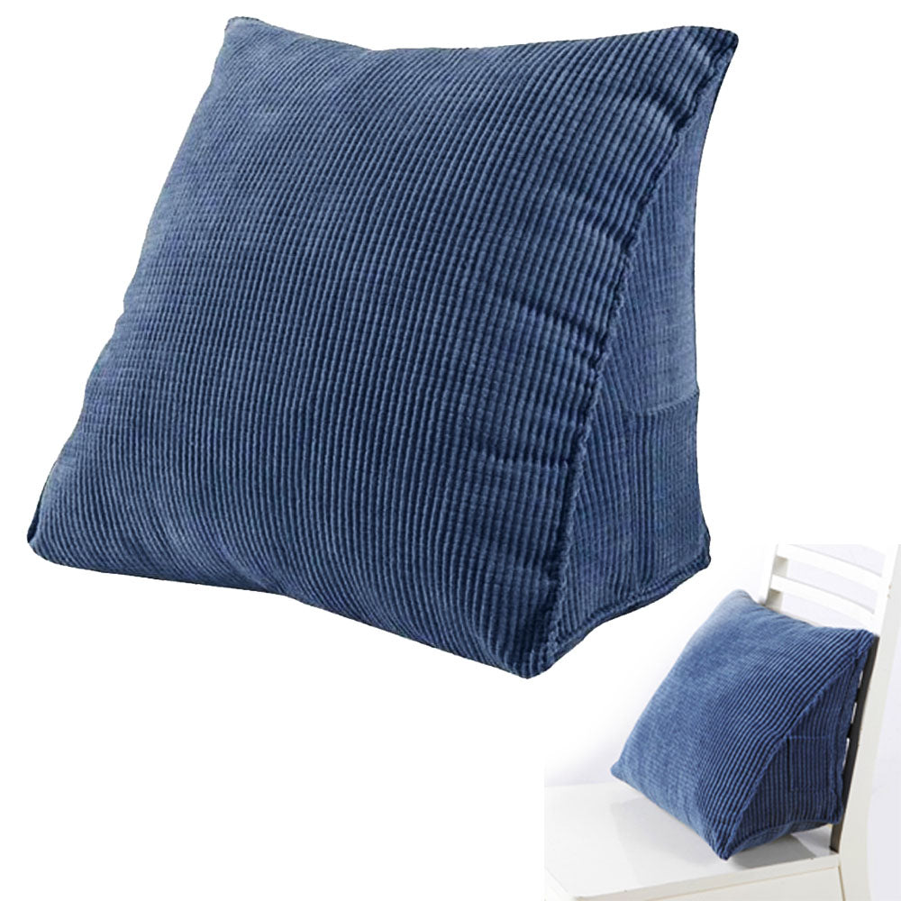 45 Degree Wedge Backrest Pillow-Blue