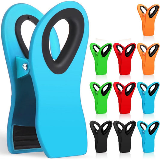 10Pcs Chip Clips Magnetic Bag Clip for Food Storage Clothes Pins Garden
