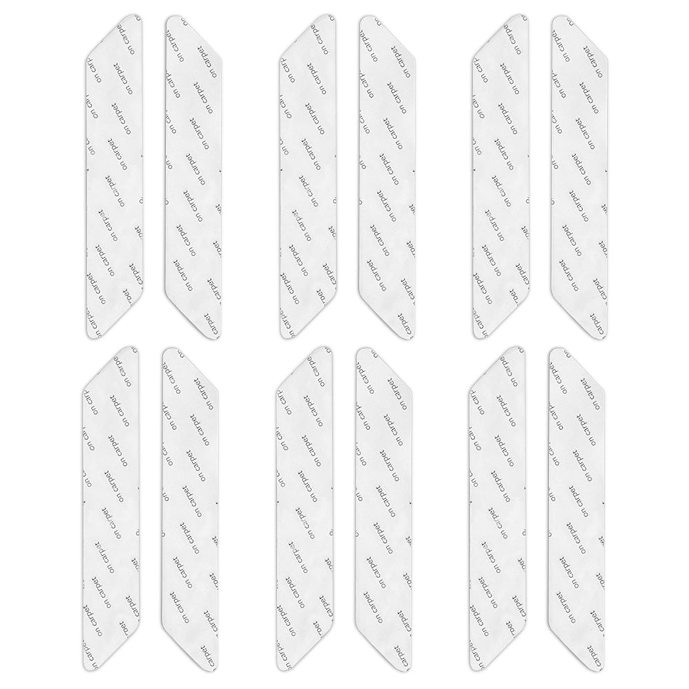 PU Rug Gripper Tape Non Slip Washable Reusable Carpet Stickers - White