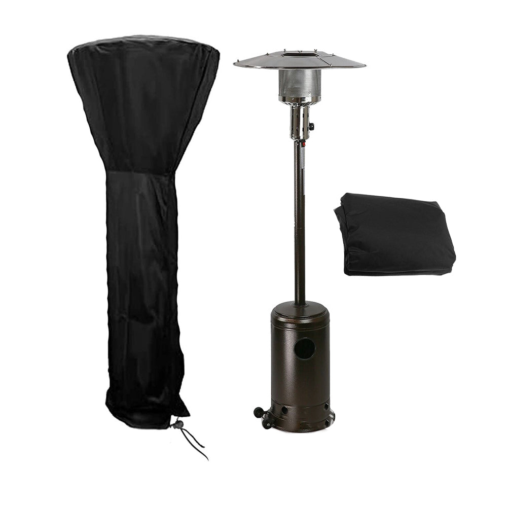 Outdoor Patio Heater Cover Zipper Stand-up Waterproof Dustproof Cover