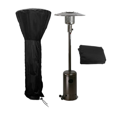 Outdoor Patio Heater Cover Zipper Stand-up Waterproof Dustproof Cover