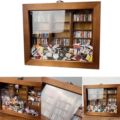 Bookshelf Sensory Desk Toy with Miniature Books