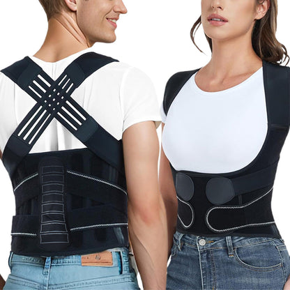Adjustable Back Posture Corrector Low Back Support Shoulder Brace Belt for Women Men