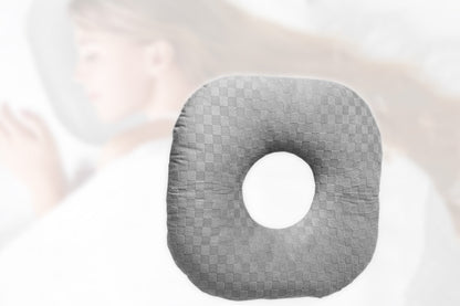 O-Shaped Side Sleeping Pillow with Ear Hole