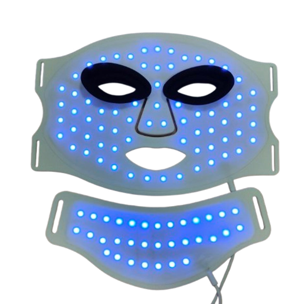 Silicone Skin Care Mask 7 Coloured LED Face Neck Mask Light Tool