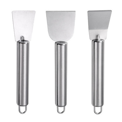 3 Piece Stainless Steel Ice Scraper Kit for Freezer Kitchen Grease
