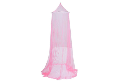 Dome Bed Mosquito Net Canopy for Single Adult Beds Pink