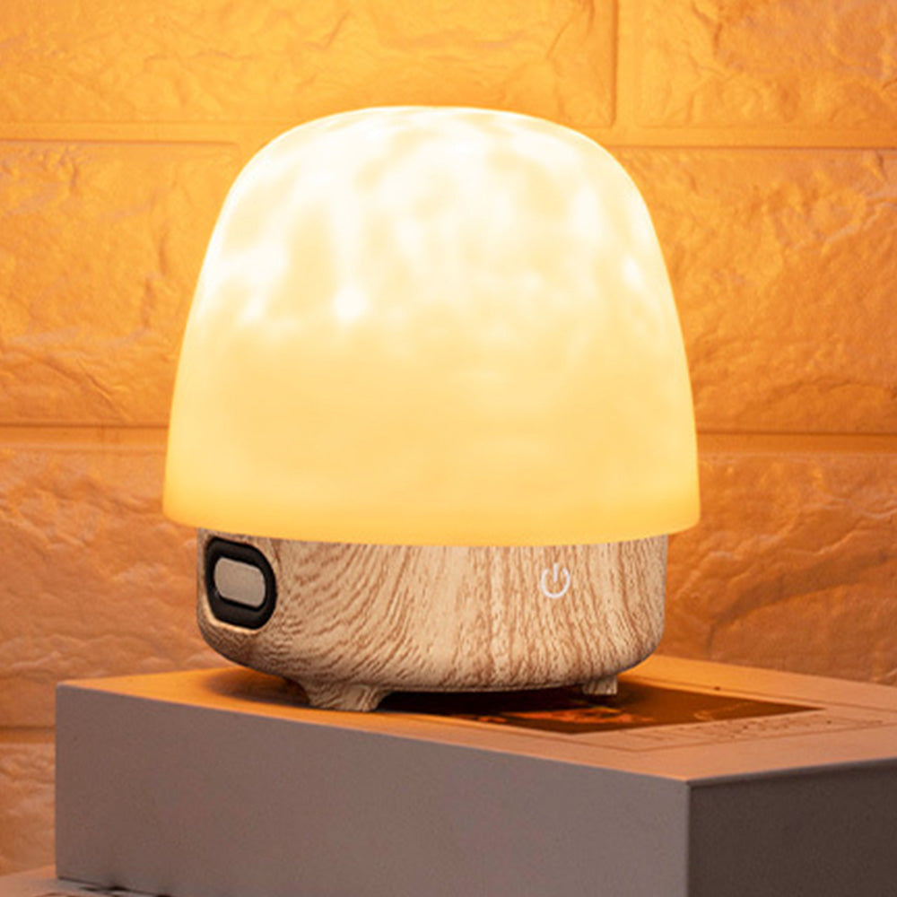Ambient Lighting & Bluetooth Speaker with 16 Light Colors-Khaki