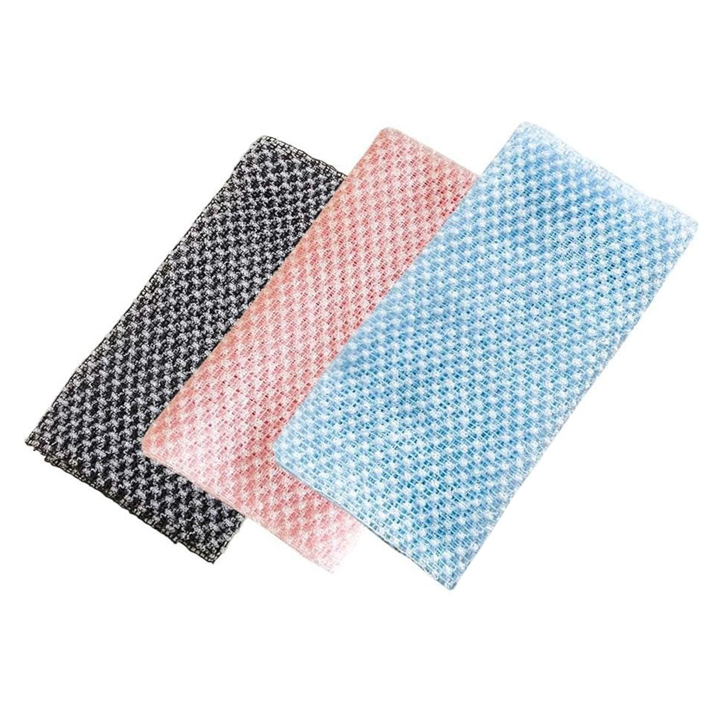 3PCS Exfoliating Shower Towel Premium Body Scrubber for Men and Woman