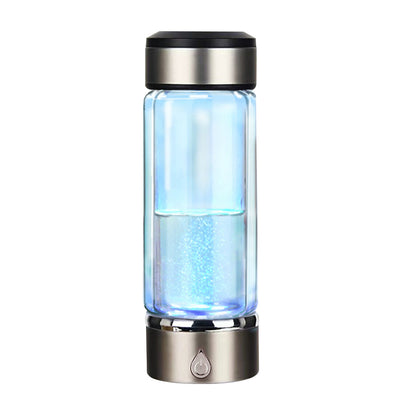 380ml Portable Hydrogen Rich Water Maker Ionizer Generator Double-Wall Bottle Cup