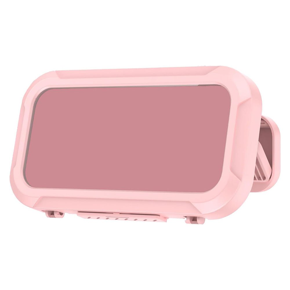 Waterproof Anti-Fog Rotating Shower Phone Holder for Bathroom Smartphone Case-Light Pink