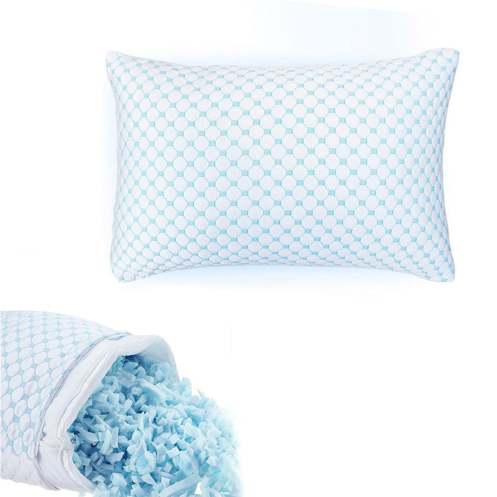 Cooling Pillow Shredded Memory Foam Bed Pillow