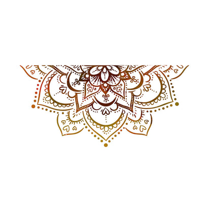 2Pcs Mandala Wall Stickers Lotus Mandala Decals for Walls Flower Wall Sticker Removable Peel and Stick Wall Decals