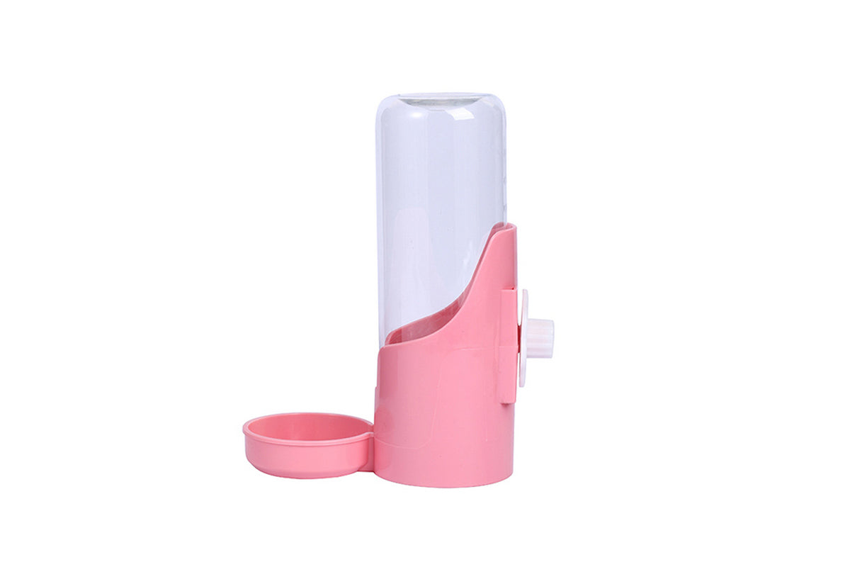 Hanging Automatic Food Water Dispenser for Puppy Kitten-Pink
