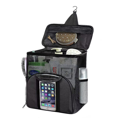 Large Capacity Hanging Toiletry Bag Portable Shower Caddy Dorm for Travel Camping Gym