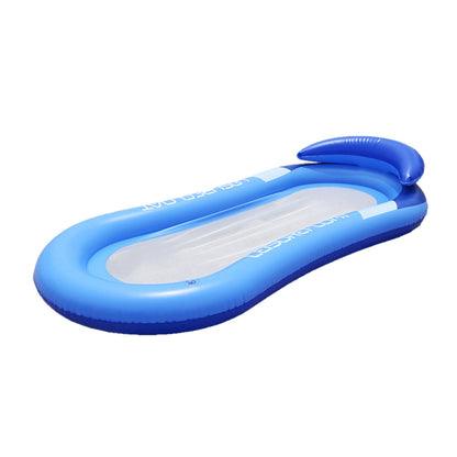 Inflatable Pool Mat Floating Pool Lounge Raft Water Bed Blue