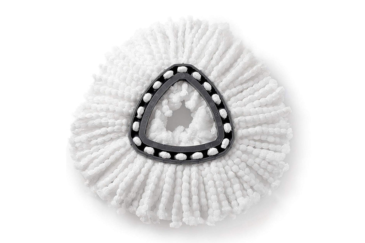 6Pcs Spin Mop Replacement Head Microfiber Mop Refill for Ocedar Vileda Triangle Swivel Mops