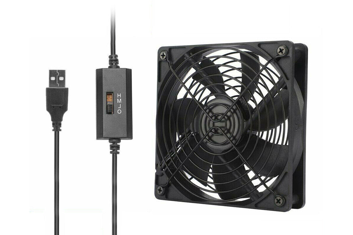 USB Cooling Fan with Speed Controller for Computer Case PC CPU Case DC 5V Office Use-Fans drag one by one