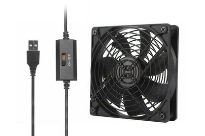 USB Cooling Fan with Speed Controller for Computer Case PC CPU Case DC 5V Office Use-Fans drag one by one