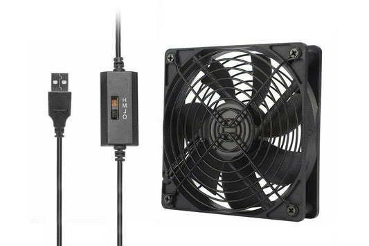 USB Cooling Fan with Speed Controller for Computer Case PC CPU Case DC 5V Office Use-Fans drag one by one