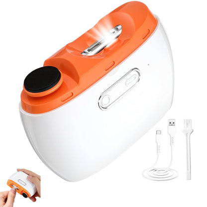 Electric Nail Trimmer with LED Light