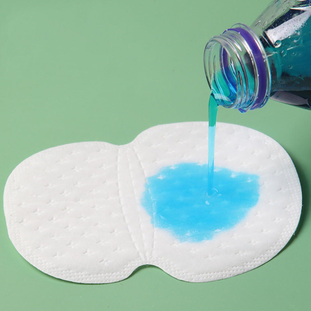 60Pcs Armpit Sweat Pads Disposable Self Adhesive Invisible Underarm Sweat Absorbing Pads