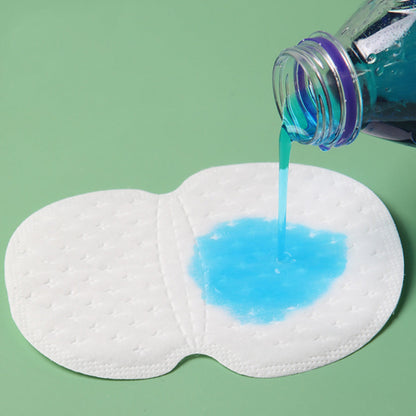 60Pcs Armpit Sweat Pads Disposable Self Adhesive Invisible Underarm Sweat Absorbing Pads