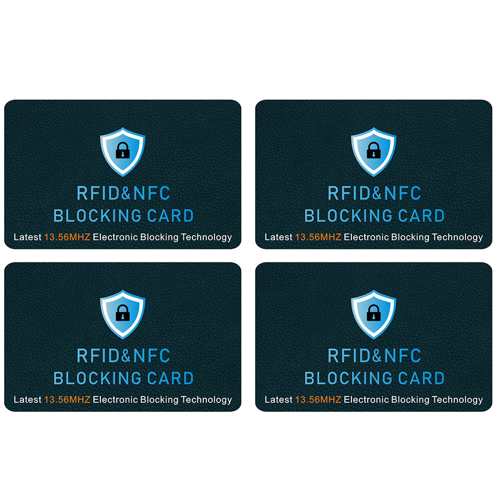 4 Pack RFID NFC Anti Theft Card Protector for Wallets and Passports