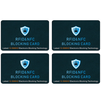 4 Pack RFID NFC Anti Theft Card Protector for Wallets and Passports