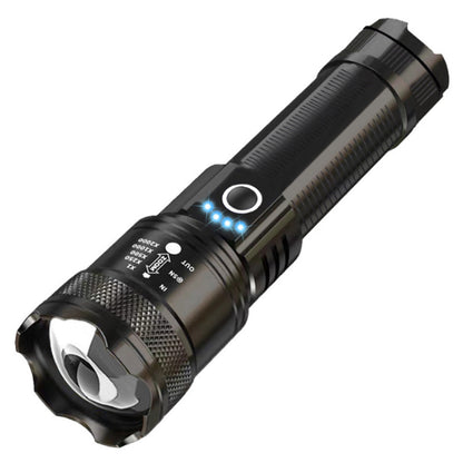 5-Level Adjustable LED Flashlight Rechargeable High Lumens Bright Flashlight for Emergency Camping Home