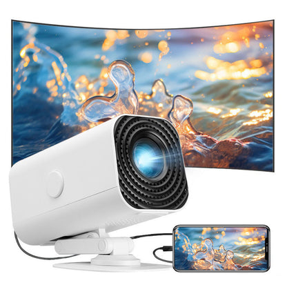Mini 1080 P Portable Smart Projector ââ‚?Compatible with Phone, PC, Laptop White