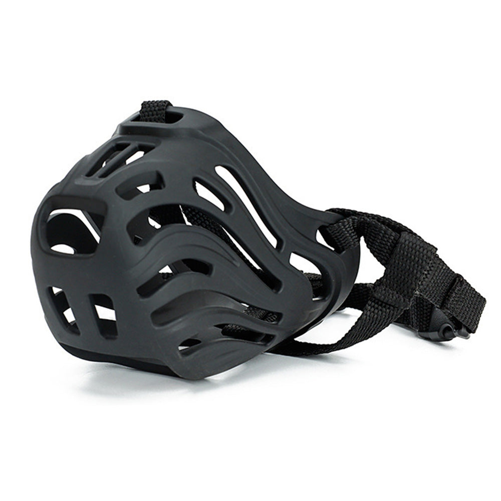 Soft Silicone Dog Muzzle Basket Breathable Anti Biting Chewing for Small Large Dogs