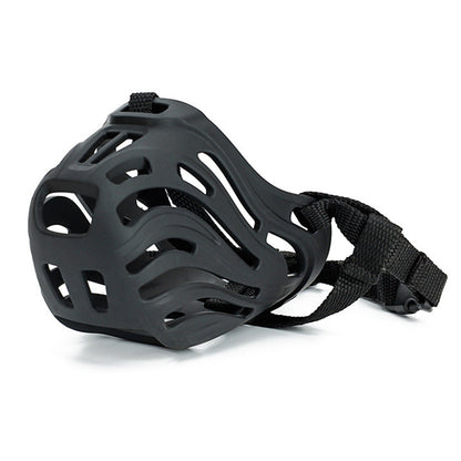 Soft Silicone Dog Muzzle Basket Breathable Anti Biting Chewing for Small Large Dogs
