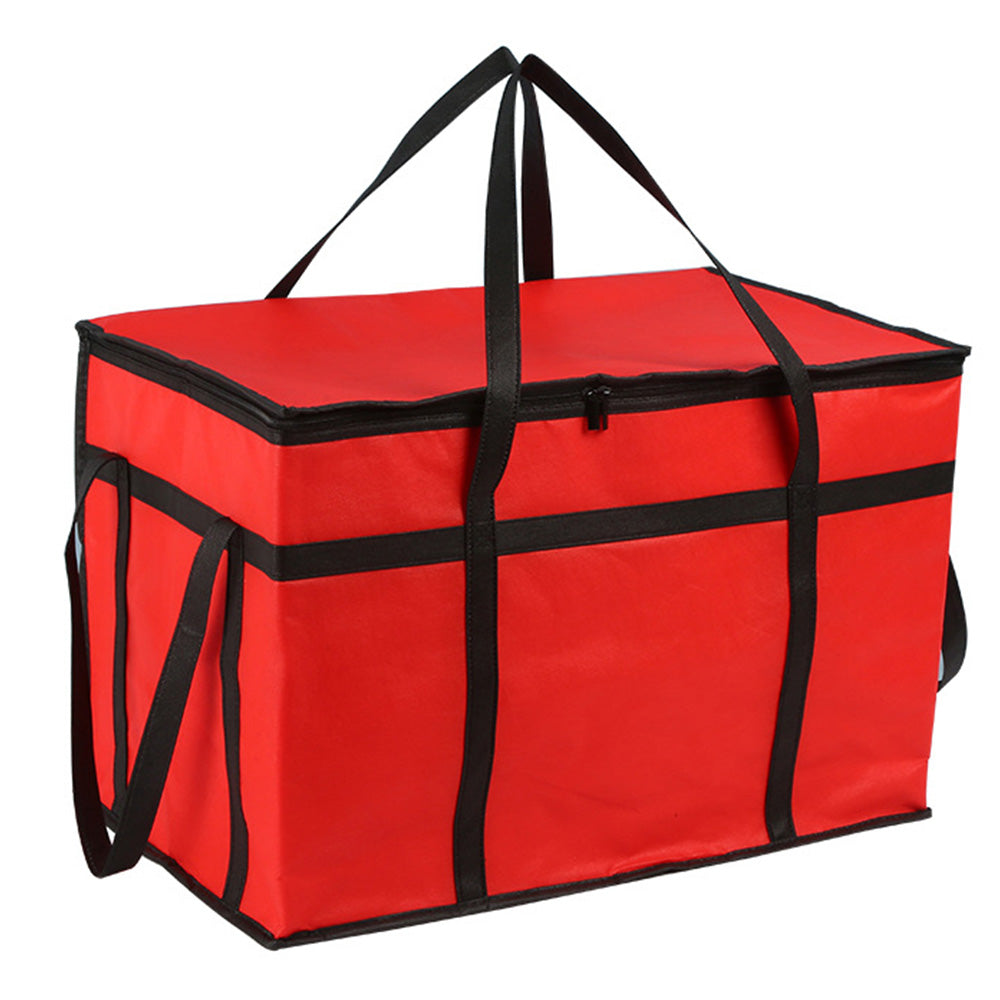 Insulated Bags Food Delivery Pizza Delivery Bags for Grocery Shopping Catering-Red